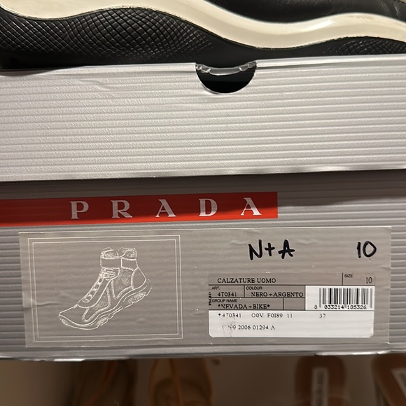 Prada Americas Cup Sneakers. Men’s size 10. - Picture 6 of 6